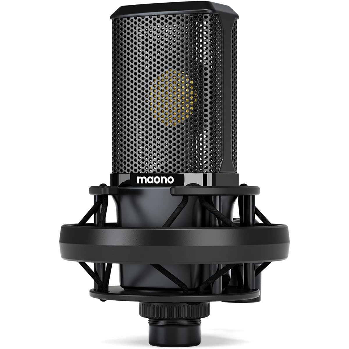 MAONO XLR Condenser Microphone with 34mm Large Diaphragm Professional Cardioid Studio Mic for Podcast Recording Streaming Vocal Voiceover Music ASMR(PM500)