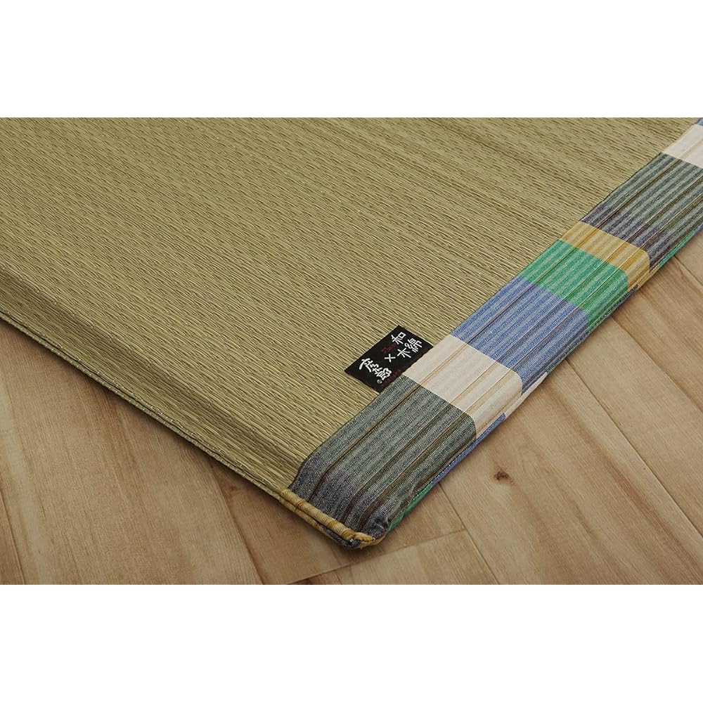 Ikehiko Corporation Igusa Igusa Mat Domestic Mat Sleeping Mat Free Mat Iroha Compact Mat Green Approx. 70 x 180cm Medium: Hard Cotton 20mm #7542409