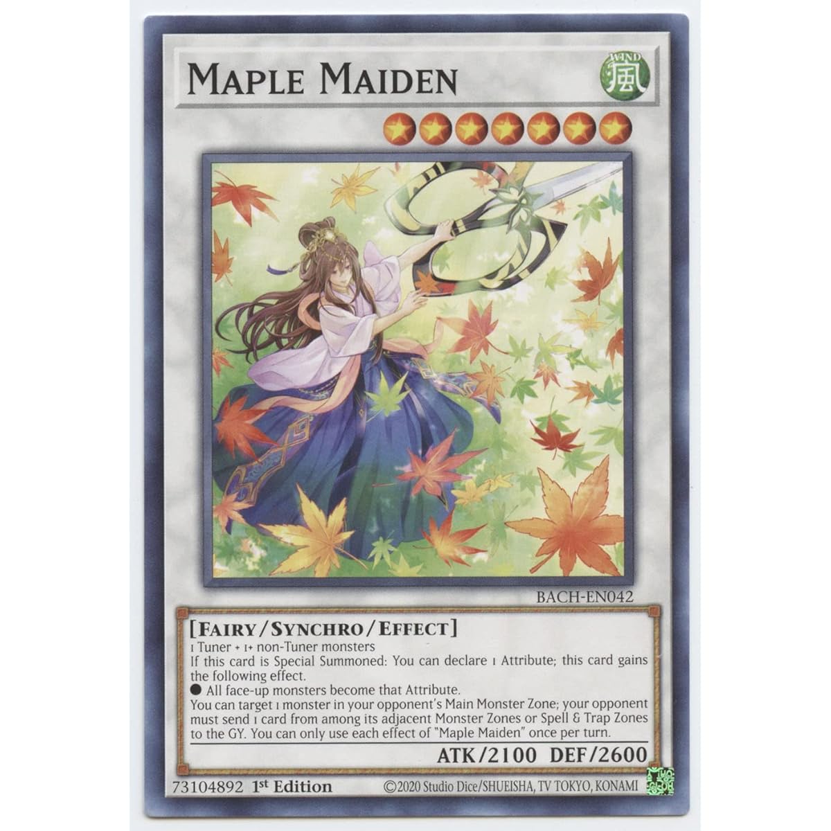 Maple Maiden - BACH-EN042 - Common - First Edition