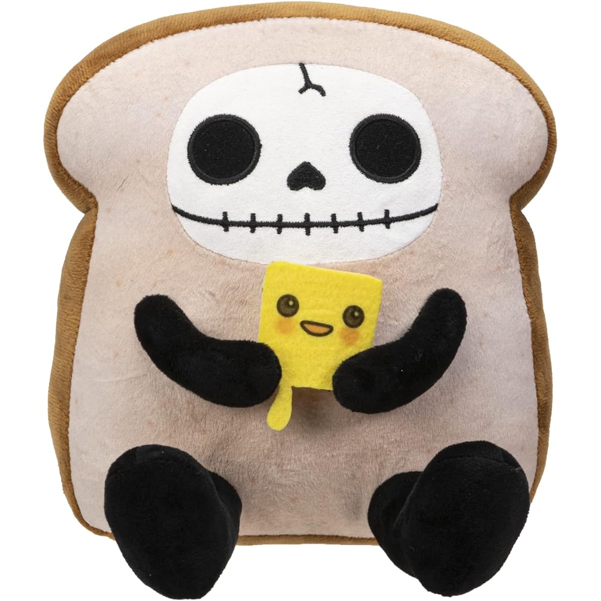 Furrybone Toasty Bread Toast and Butter Plush Collectible 10" Tall Soft Figure