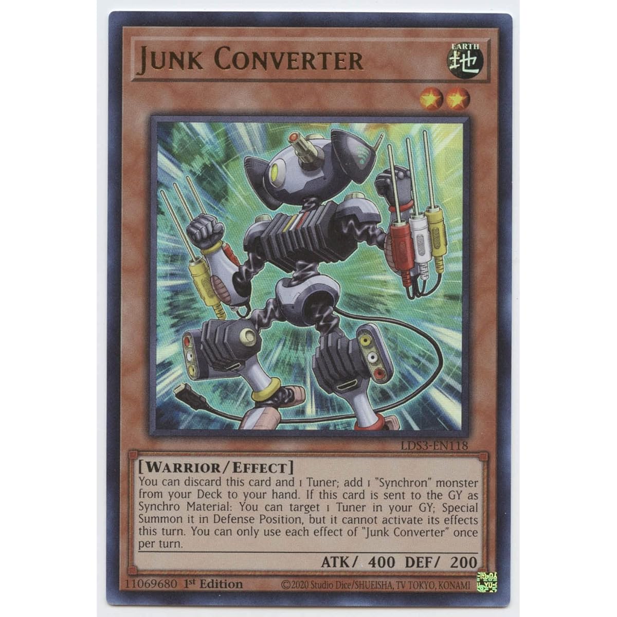 Junk Converter - LDS3-EN118 - Ultra Rare - 1st Edition