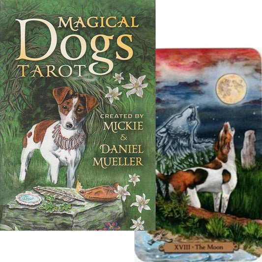 78 Tarot Cards Rider Version Tarot Fortune Telling [Magical Dogs Tarot] Japanese Explanation Manual Included [Genuine Product]