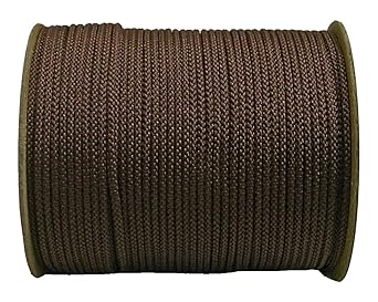 Matsuura Kogyo Nylon Edo String Thickness Approximately 3mm Length 150m Brown Bobbin Winding