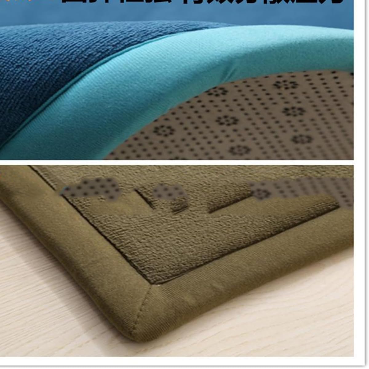 Piano Soundproof Carpet, 3cm Thick, Coral Piano Rug, Square, Floor Mat, Plain, For Digital Pianos, Anti-Scratch, Anti-Slip, Soundproof, Durable, Vibration Absorbing, Blue 2, 70x160cm, Percussion, Gift, Chair, Bass Drum
