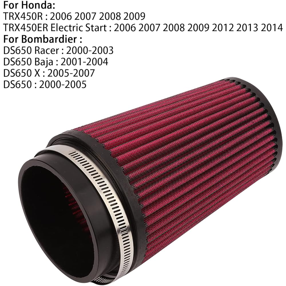 TRX450ER Air Filter Replacement #17254-HP1-600 BD-6500 Honda TRX450ER 2006-2014 Bombardier DS650( Racer Baja X) 2000-2007