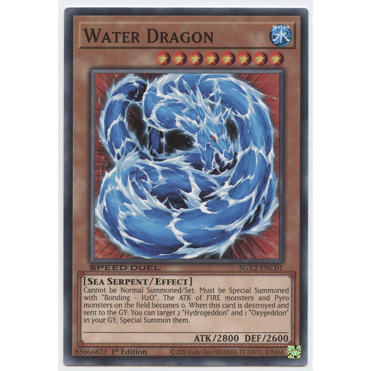 Water Dragon - SGX2-ENC01 - Common - 1st Edition.