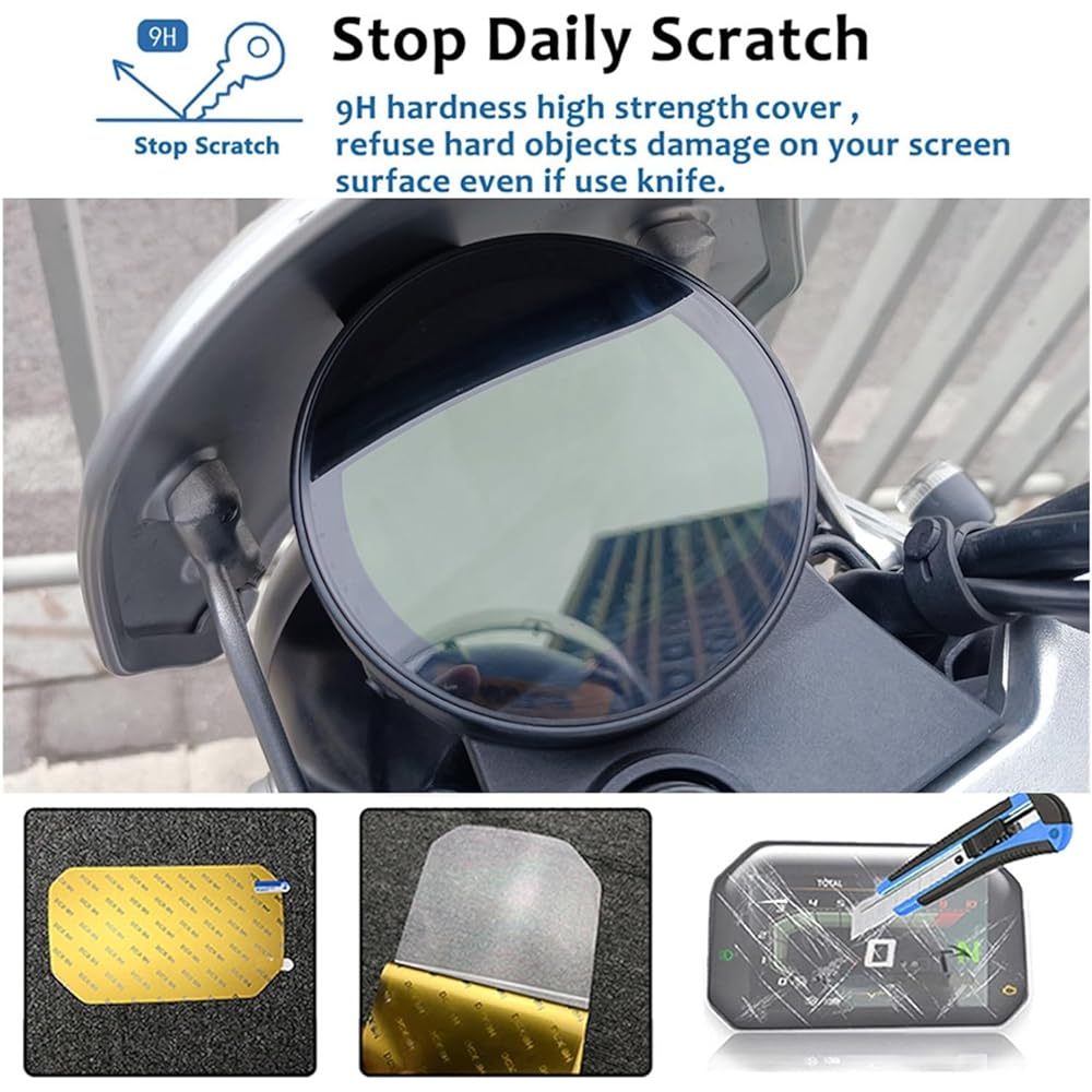Fits for Brixton Crossfire 500x500X Motorcycle Accessories Cluster Scratch Protection Film Screen Protector Instrument Speedometer Protector Instrument