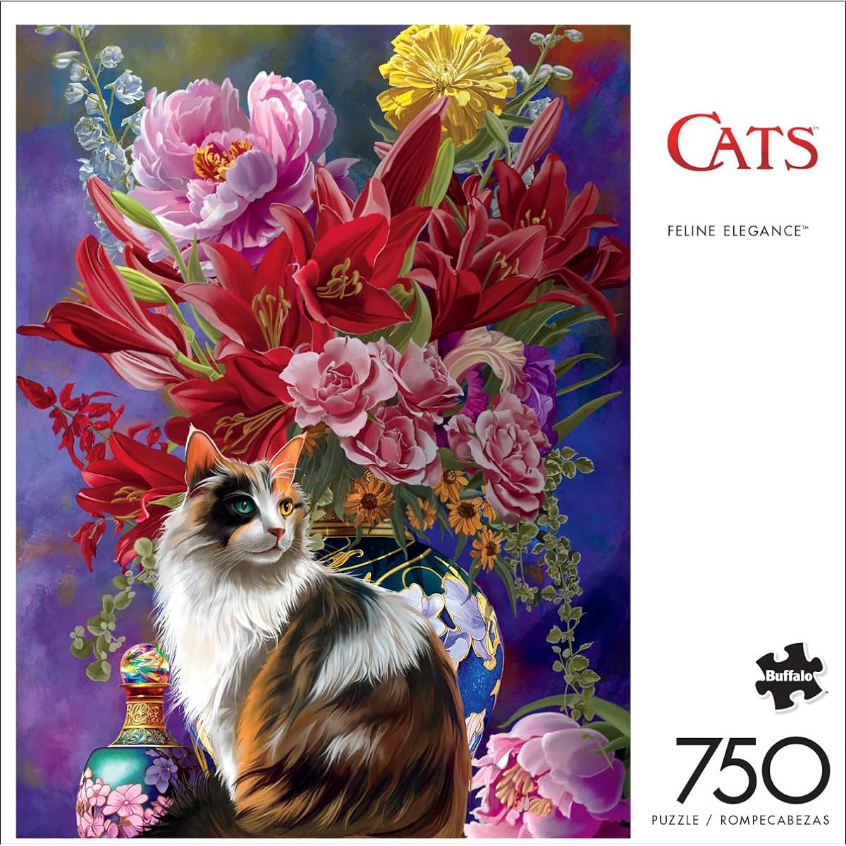 Buffalo Games - Feline Elegance - 750 Piece Jigsaw Puzzle