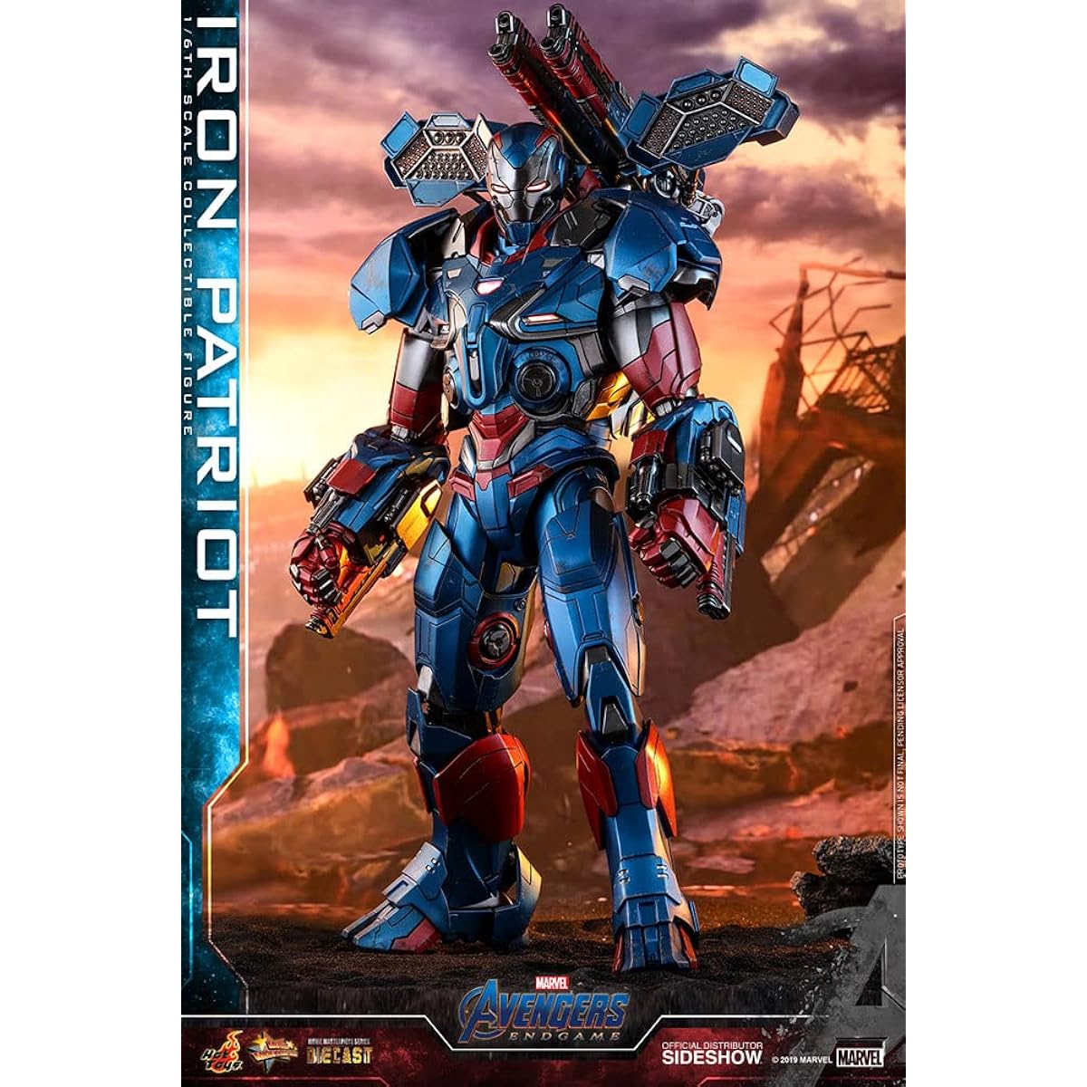 [Movie Masterpiece DIECAST] "Avengers: Endgame" 1/6 scale figure Iron Patriot