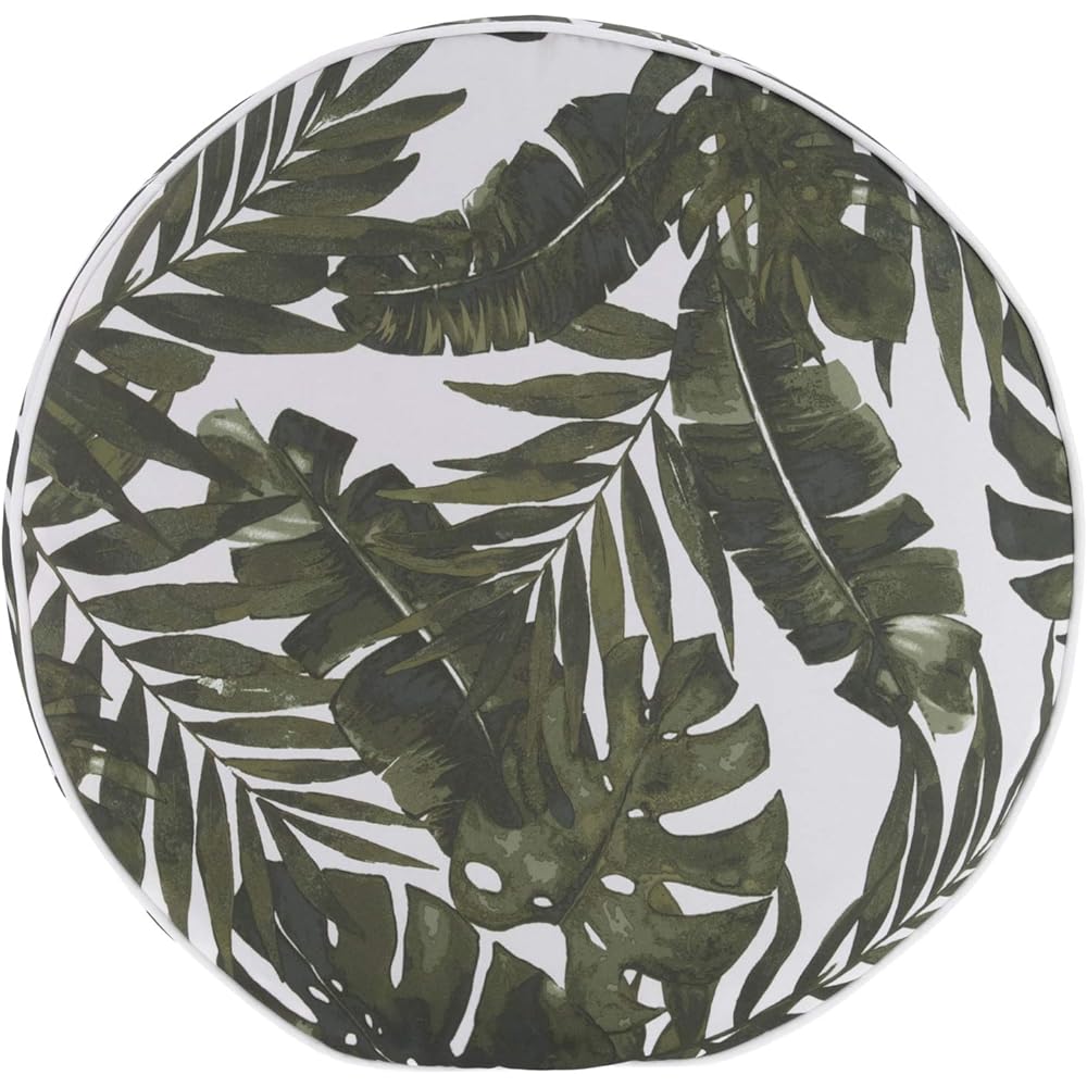 Fuji Boeki Water Repellent Air Stool Cushion Diameter 53cm Botanical Compact Camping Outdoor Inflatable 72119