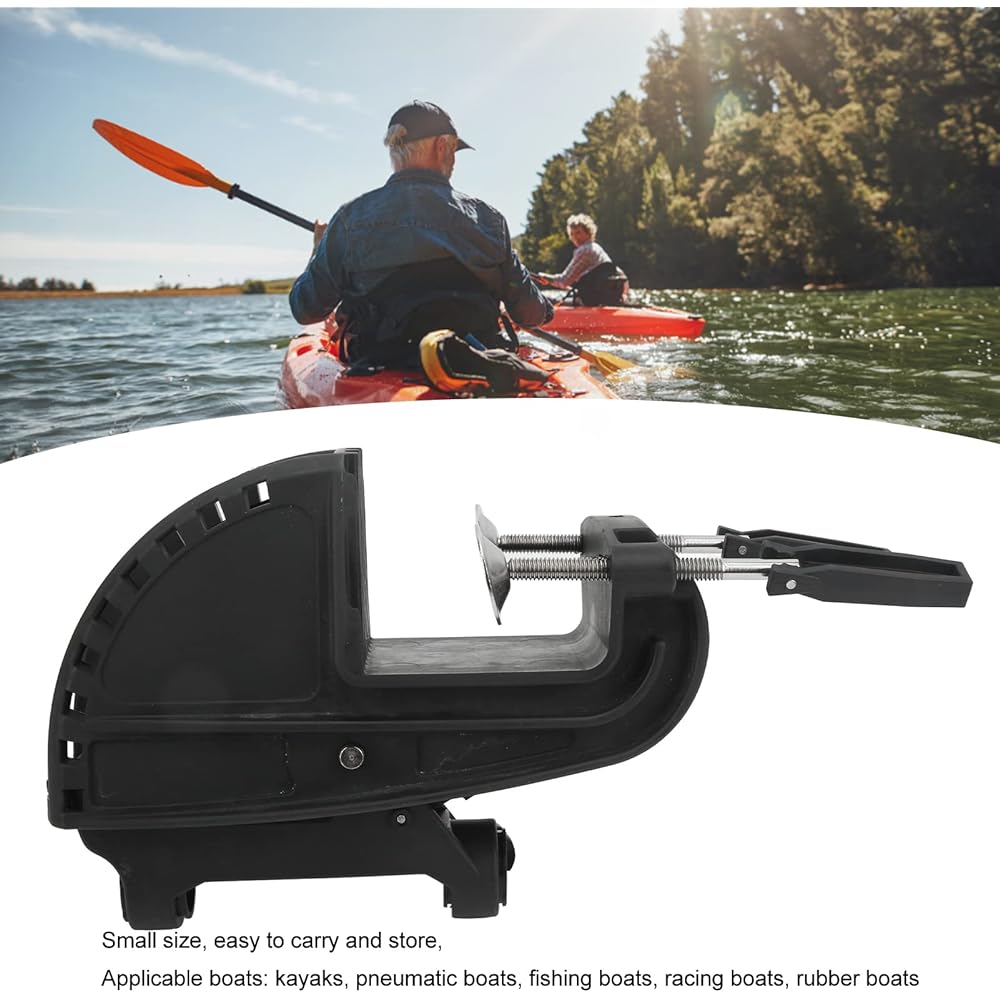 Outboard Bracket Hinge Assembly Boat Motor Suspension Bracket Lightweight Small 90 Degree Rotation Boat Accessories for Kayak Fishing Boat Pneumatic Boat