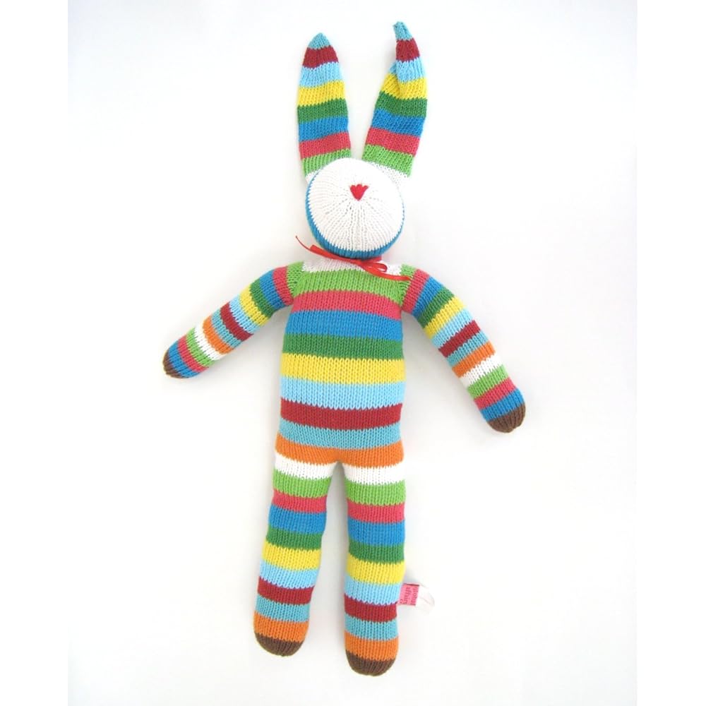 Global Affair Knit Bunny Plush Boy