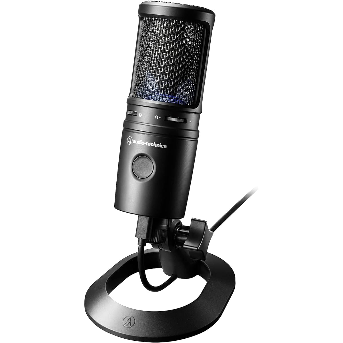 Audio-Technica USB Condenser Microphone AT2020USB-X & Shock Mount AT8455