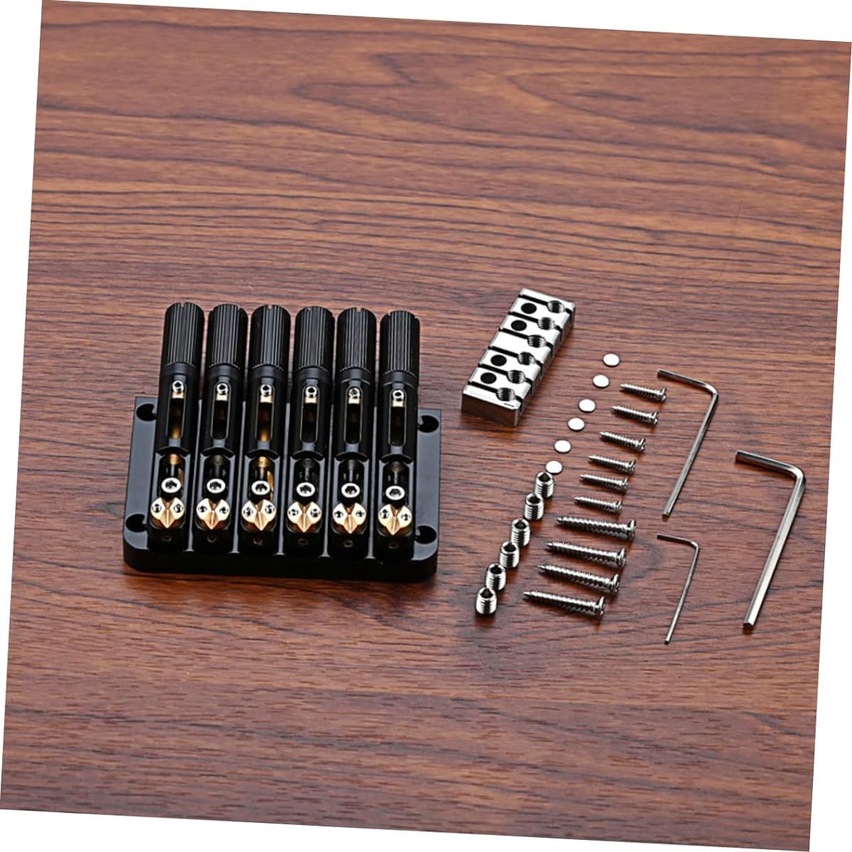 VINTORKY Guitar Parts 1 Set Bridge Guitar Saddle Bridge Bridge Saddle Metal Metal Bridge Accessories Components