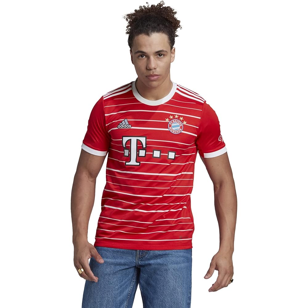 [Adidas] Soccer/Futsal Licensed Shirt FC Bayern Home Replica Uniform Men's