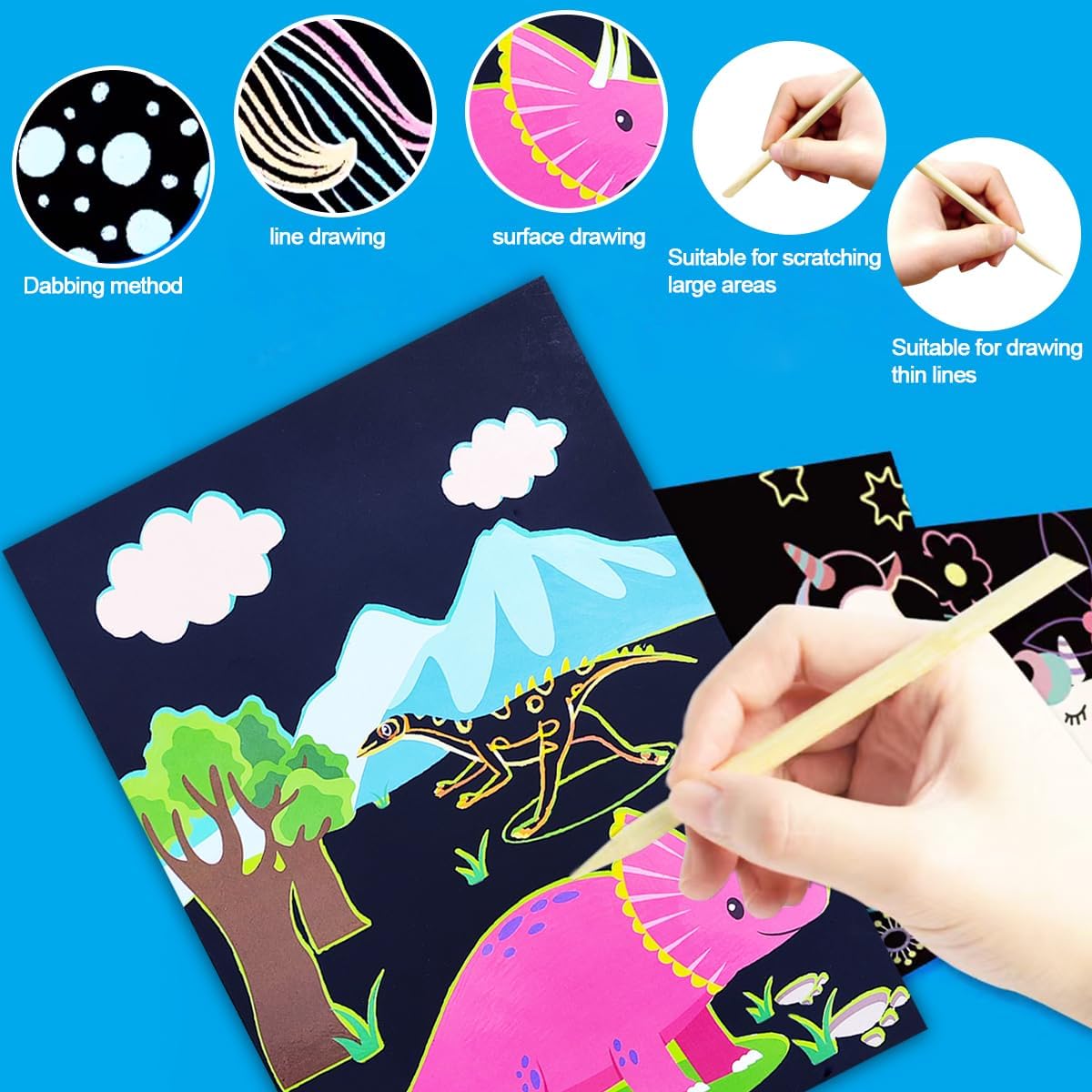 JUNQIU US Paper Craft Kit for Kids