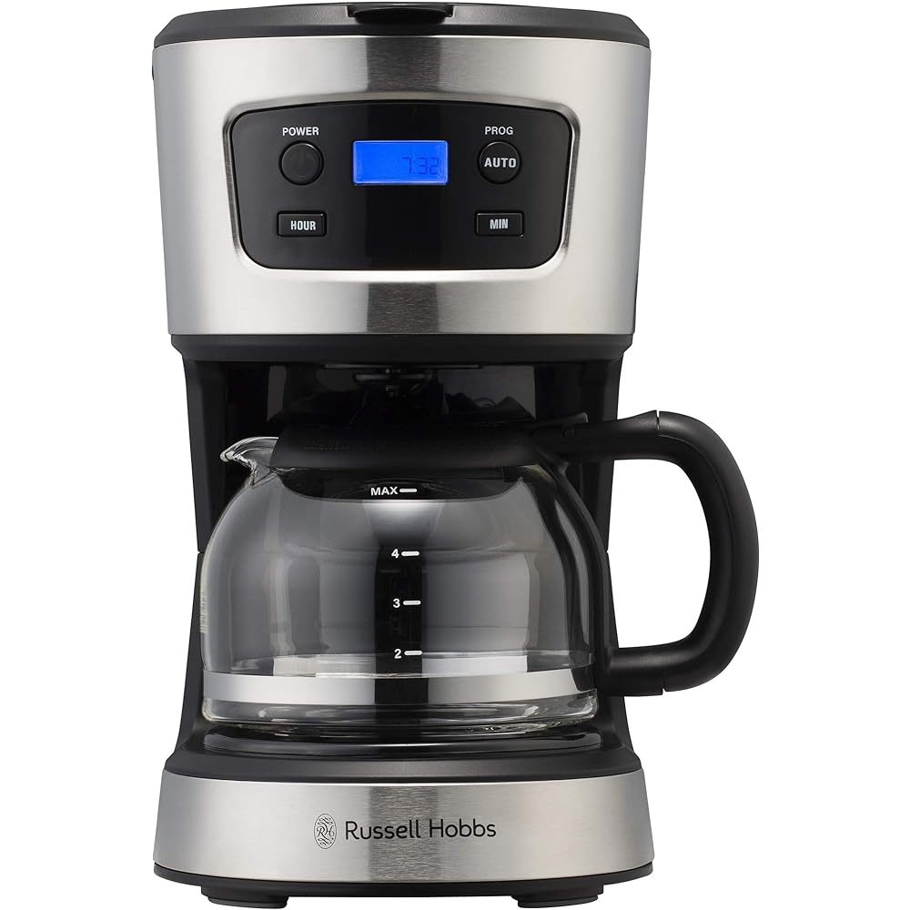 Oishi & Associates Russell Hobbs Coffee Maker Electric 5 Cups with Timer Basic Drip 7620JP