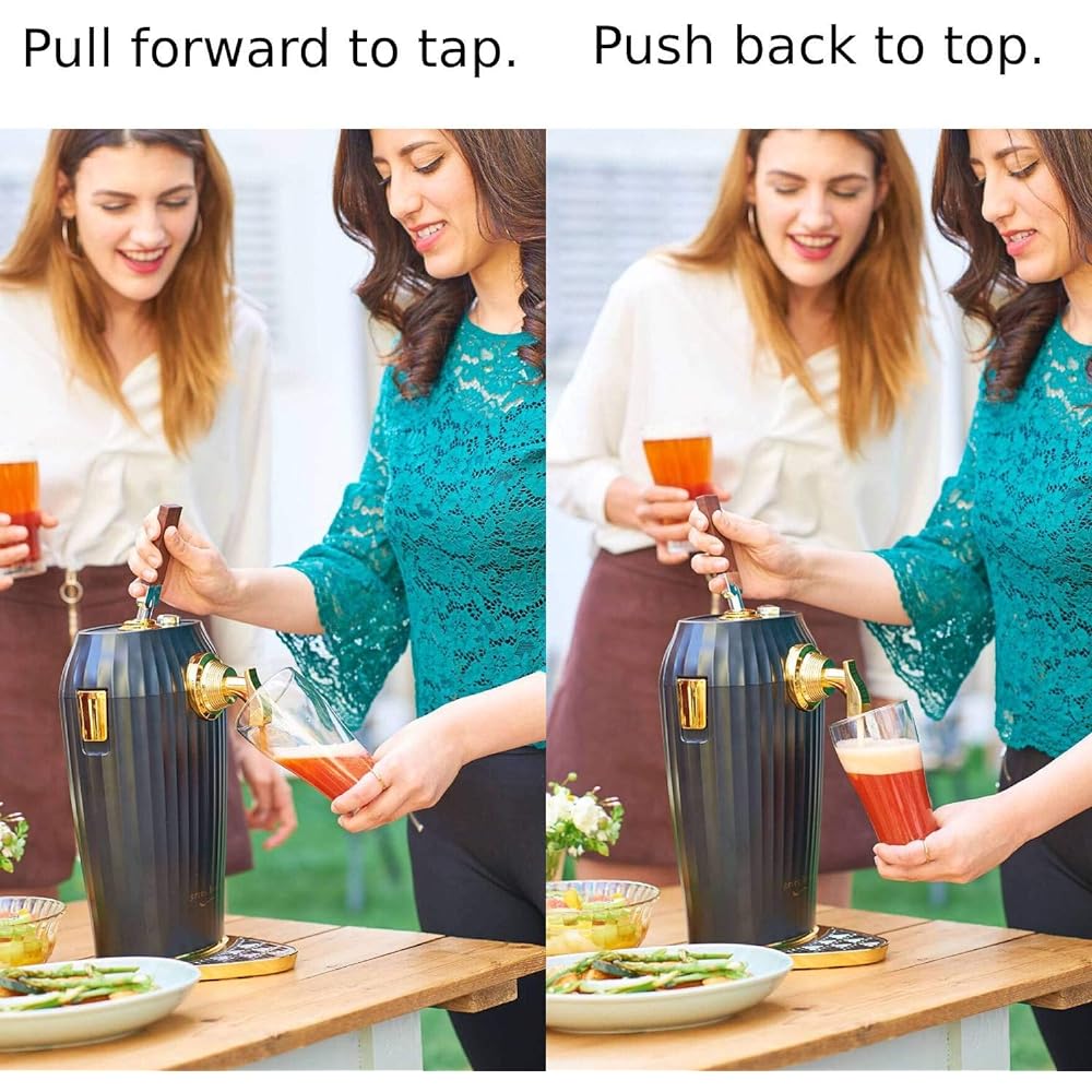 Green House Beer Server Black 500ml 350ml 330ml Cocktail GH-BEERL-BK