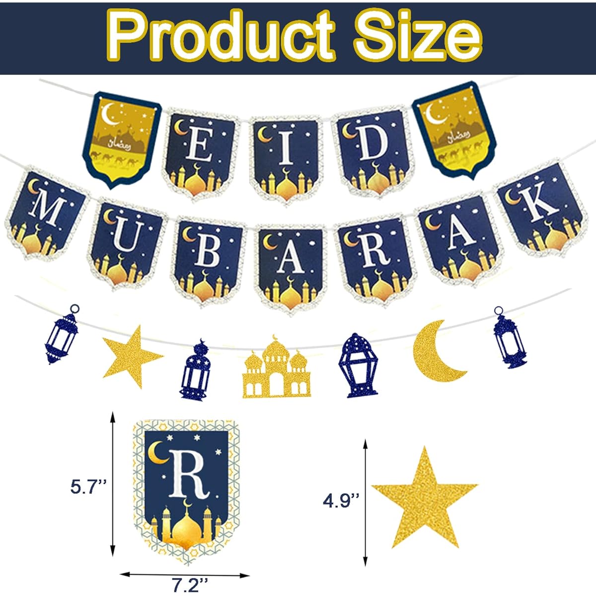 Eid Decoration Home Eid Mubarak Banner Eid Decoration