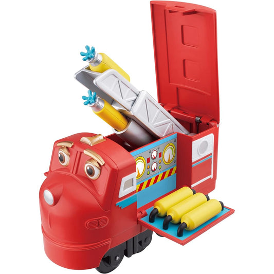 Chuggington Pop and Transform Chuggers Wilson 5" Transforming Train Toy with Free Rolling Wheels Birthday Gift for Preschoolers Fun for Boys and Girls Ages 3 to 4 and 5 Years Old