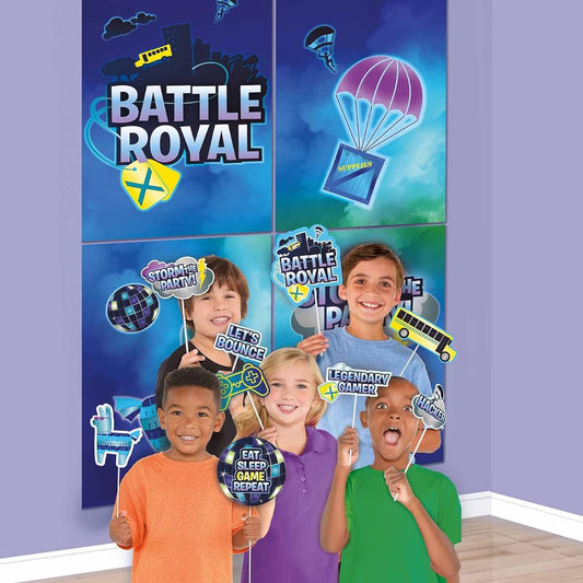 Amscan 9912583 Battle Royale Gamers Party Scene Setter Decorations & Props