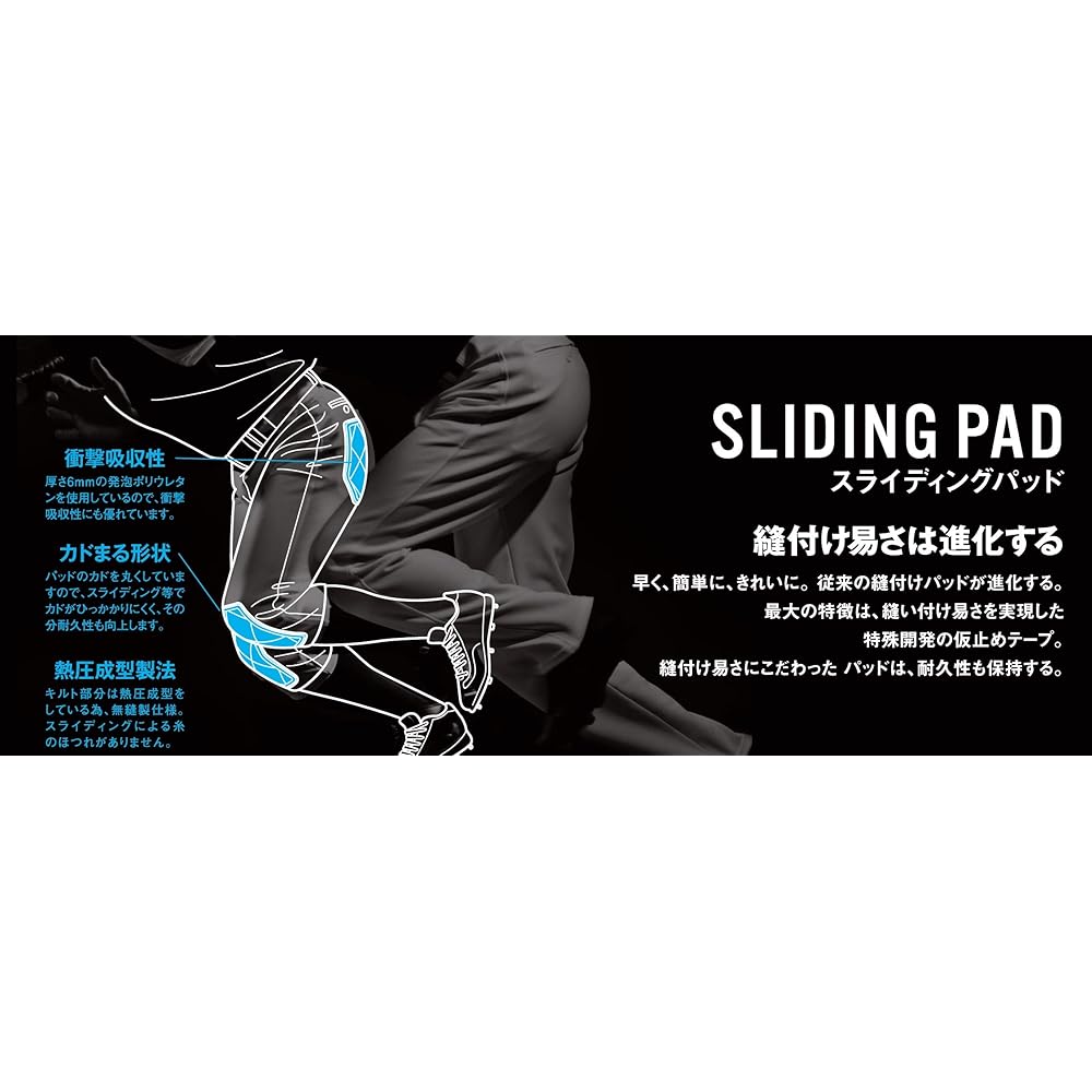 DESCENTE Baseball Sliding Knee Pad (Small) Set of 5 Free Size C023S