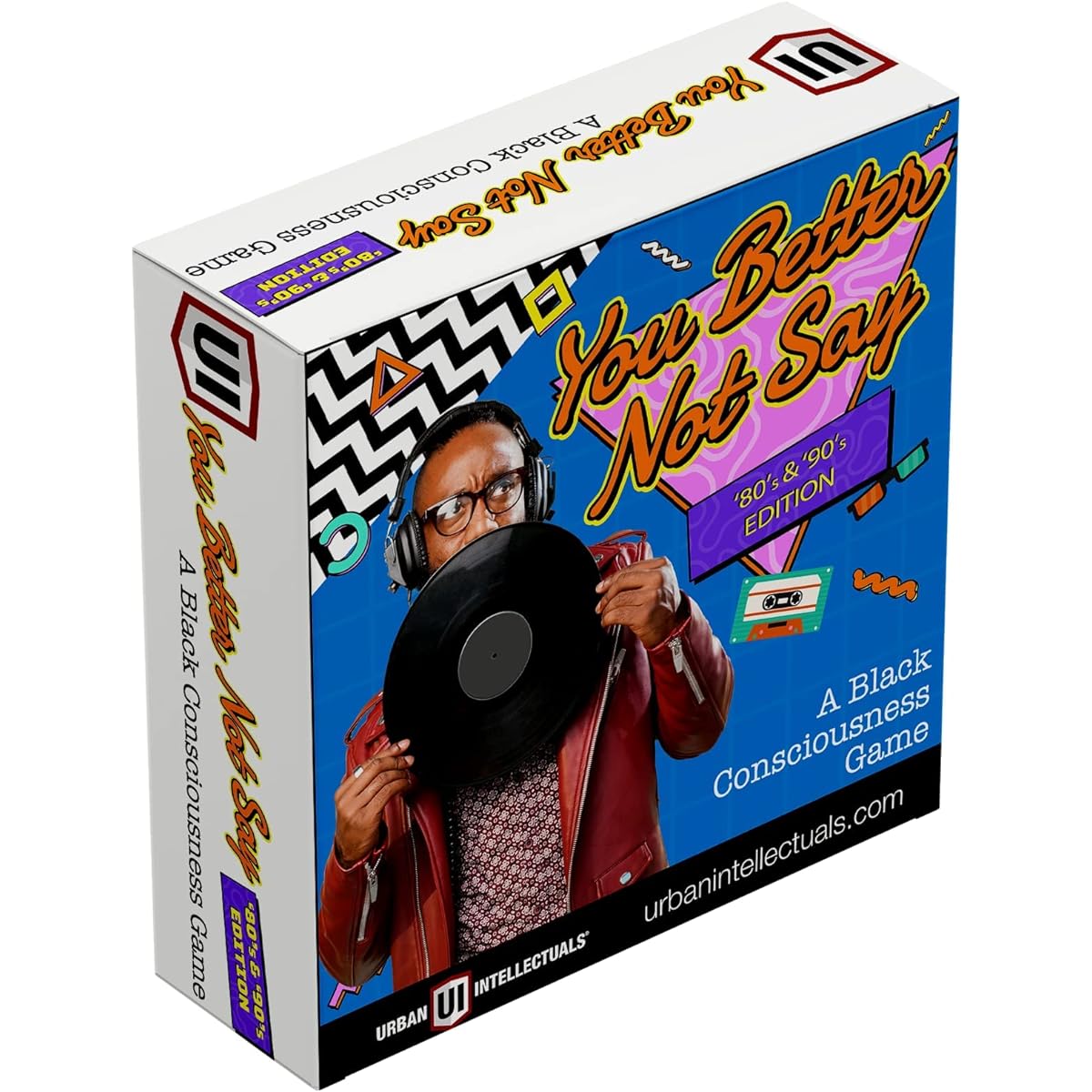 Urban Intellectuals Black History Strive Cards - You Better Not Say 80s-90s Edition Family Pop Culture Game - Guess Who Music Party Game Nights