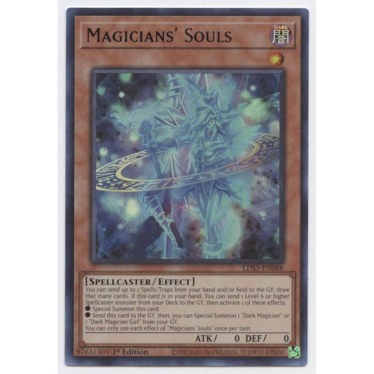 Magician's Souls (Blue) LDS3-EN088 Ultra Rare First Edition