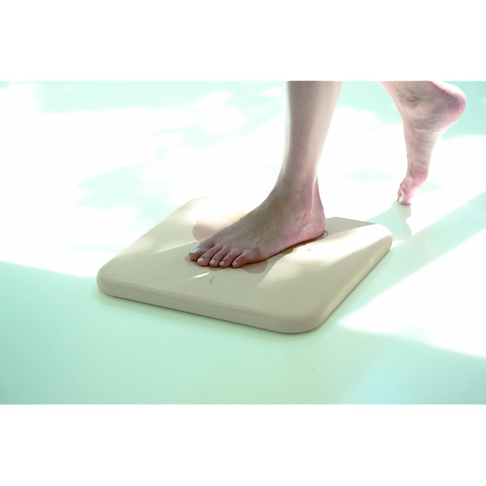 Soil Diatomite Bath Mat Square Pink