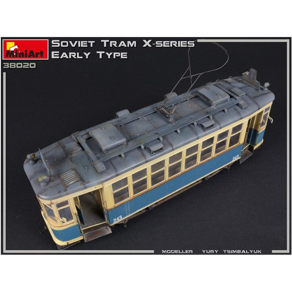 Miniart 1/35 Soviet Tram X Series Early Model Plastic Model MA38020