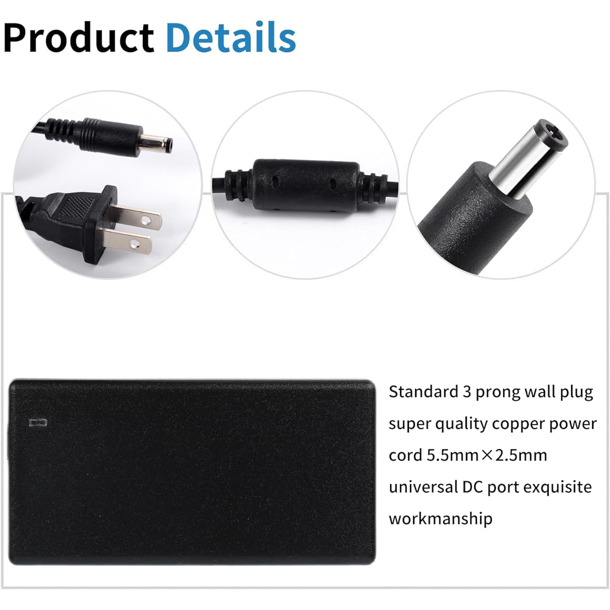 5V 10A 50W AC Power Adapter