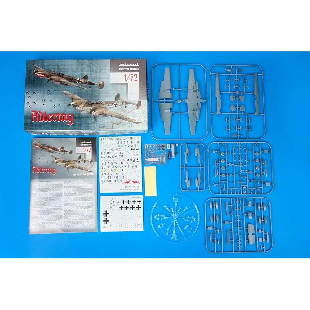 Eduard 1/72 Limited Edition Luftwaffe Bf110C/D Eagle Day Plastic Model EDU2132