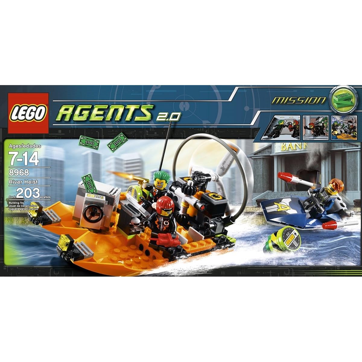 LEGO 8968 River Heist (LEGO Agent River Heist)