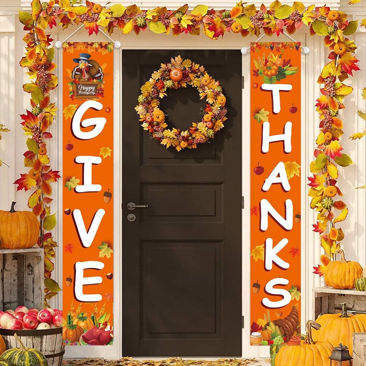 Thanksgiving Porch Banner (Welcome Fall)