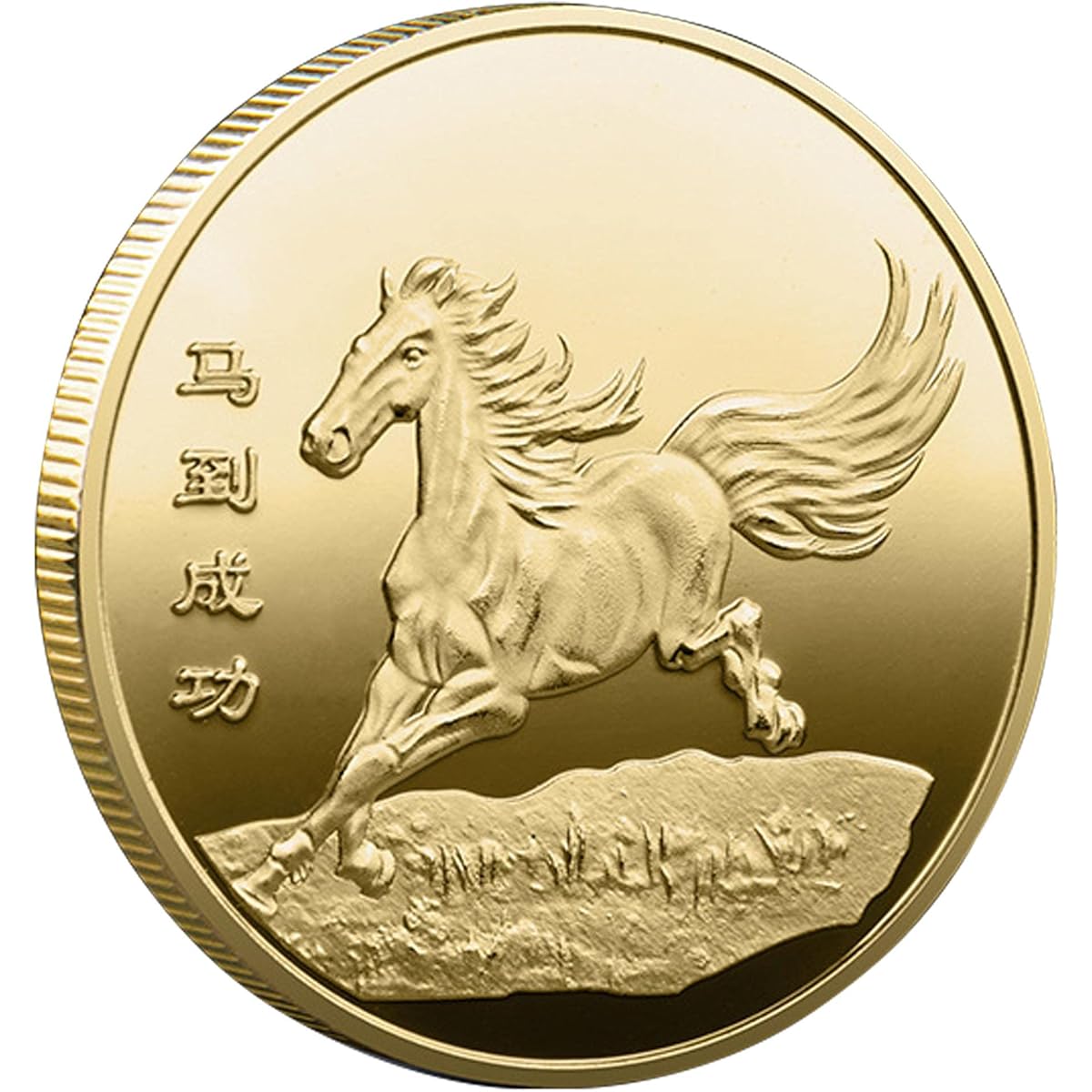 Horse Feng Shui Decoration for Luck Win Success Immediately Blessing Luck Coin Lottery Ticket Scratcher Tool Lucky Charm Challenge Coin