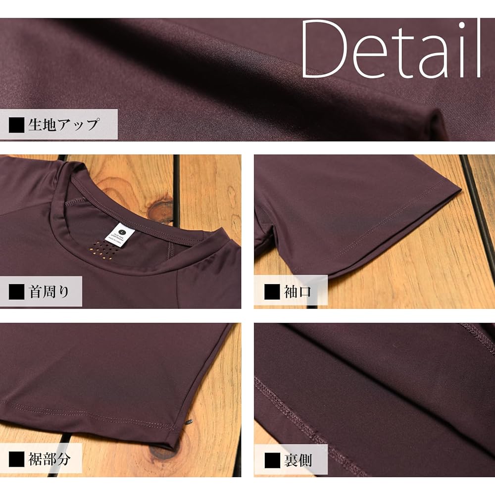 [JANJAM] Large Size Women's Tops T-shirt Short Sleeve Raglan Sleeve Mesh Switching Sportswear Gym Fitness