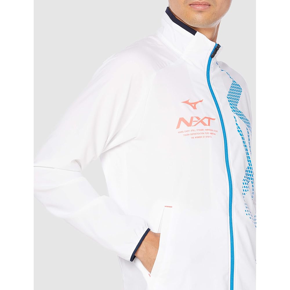 [Mizuno] Training Wear N-XT Move Cross Jacket, Long Sleeve, Slim, Sweat Absorbent, Quick Drying, Stretch 32JC0220