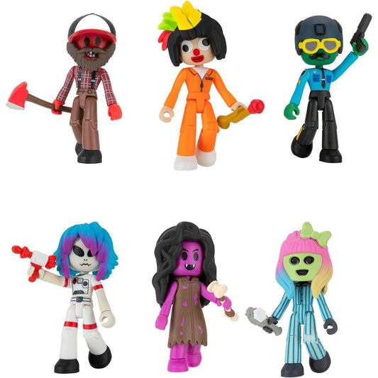 DevSeries Brookhaven's Most Wanted Six 2.75" Mix & Match Figures with Unique Accessories and Exclusive Virtual Item Code