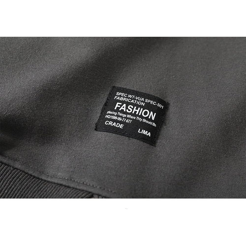 [OKJCON] Sweatshirt, Men's, Long Sleeve, Parka, Spring, Stylish, Loose, Pullover, Casual, Plain, Large Size
