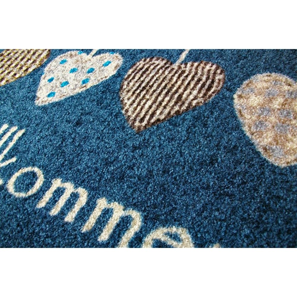 Cleantex wash+dry Entrance mat Cottage Hearts red 50×75cm