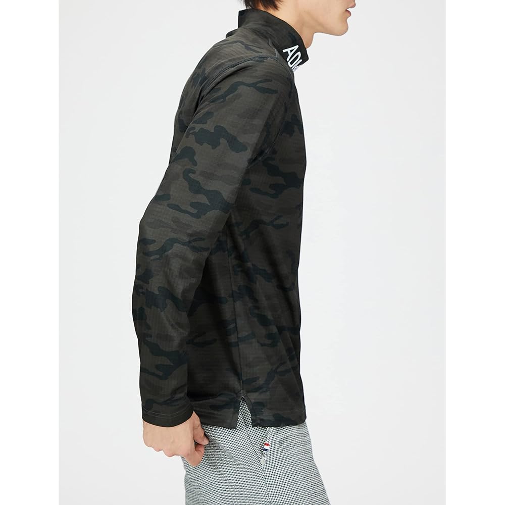 Admiral Golf ADMA297 Men's Golf Shirt Camouflage High Neck Shirt
