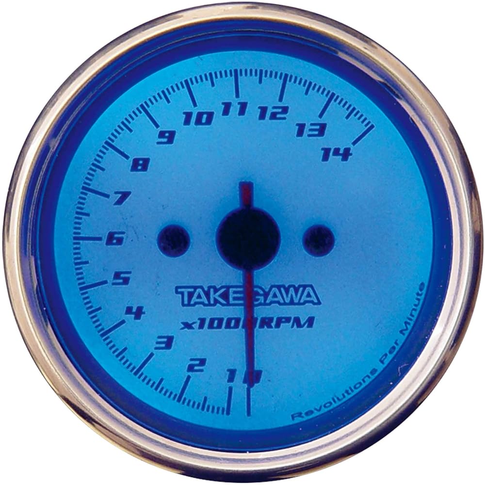 Special Parts TAKEGAWA Blue LED Speedometer & Tachometer Kit Takegawa Fork Equipped Car 12V Monkey/Gorilla 05-05-0095