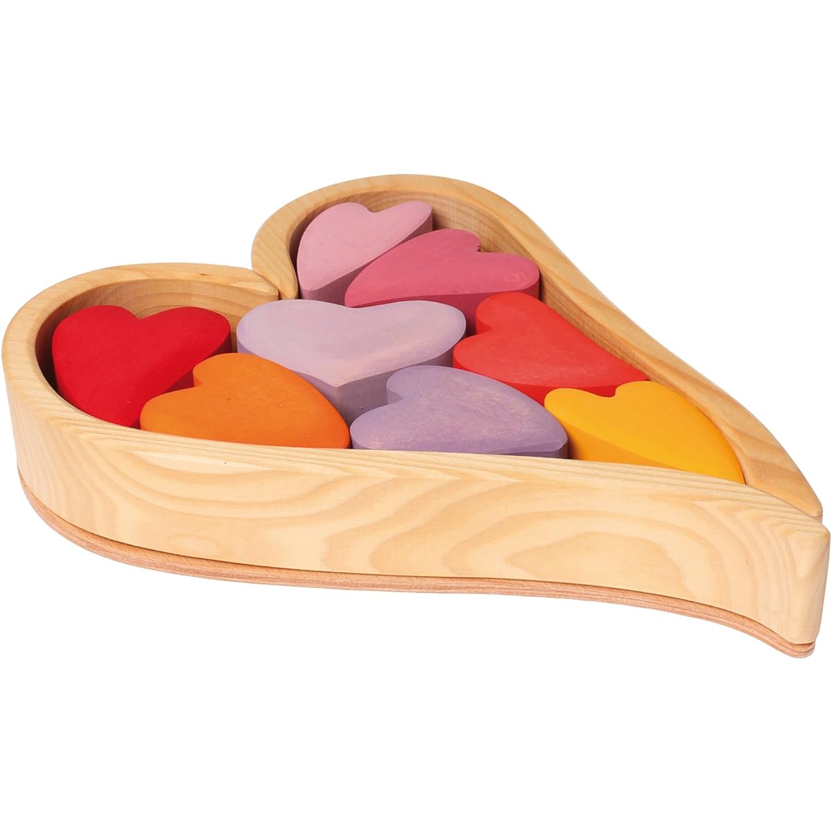 Grimm's Heart Building Blocks, Red GM10178