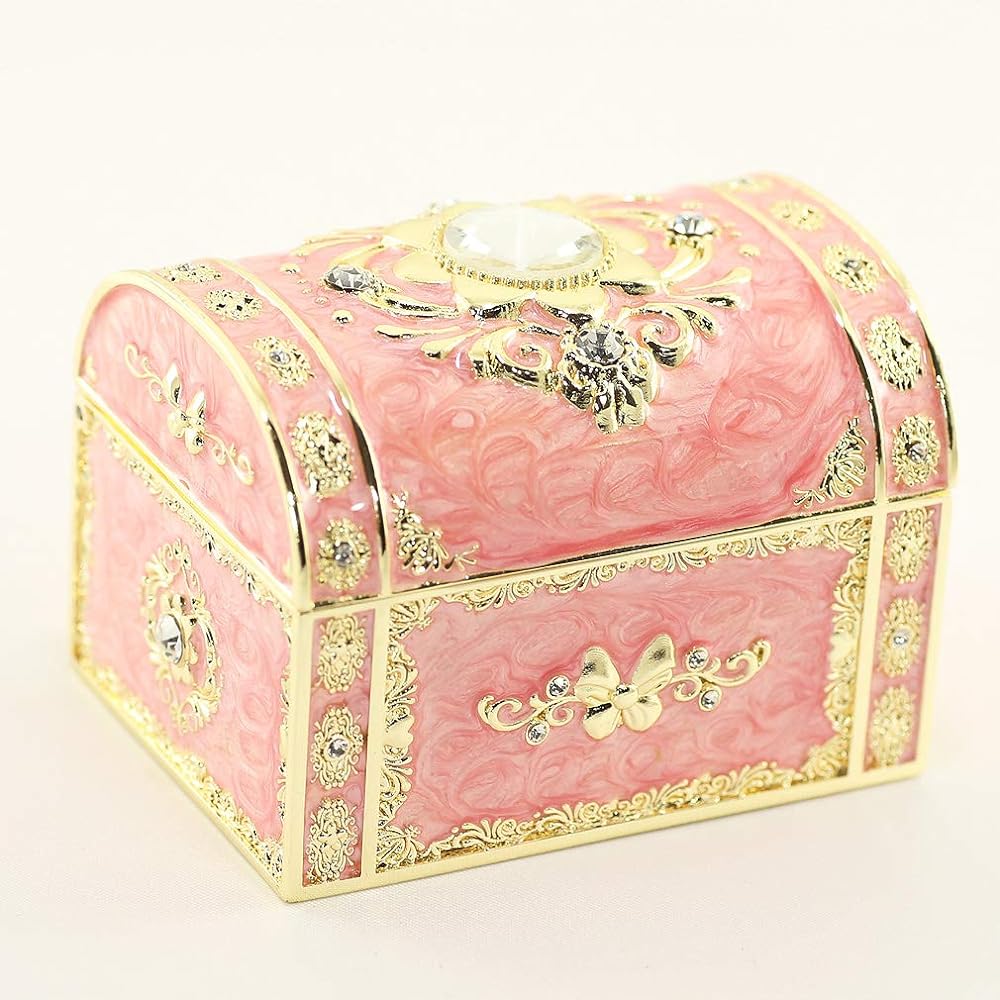 [Devalier] rap-jp Jewelry Box, Birthday Present, Women, Popular, Mother, Return Gift, Compact, Jewelry Storage, Jewelry Box, Jewelry Case, Accessory Box, Accessory Case, Women's, Pink