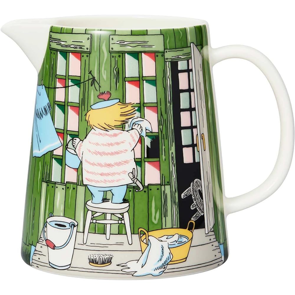[Regular Imported Product] Moomin (Moomin by ARABIA) Bathhouse Pitcher with Lid 1.0L 1055267