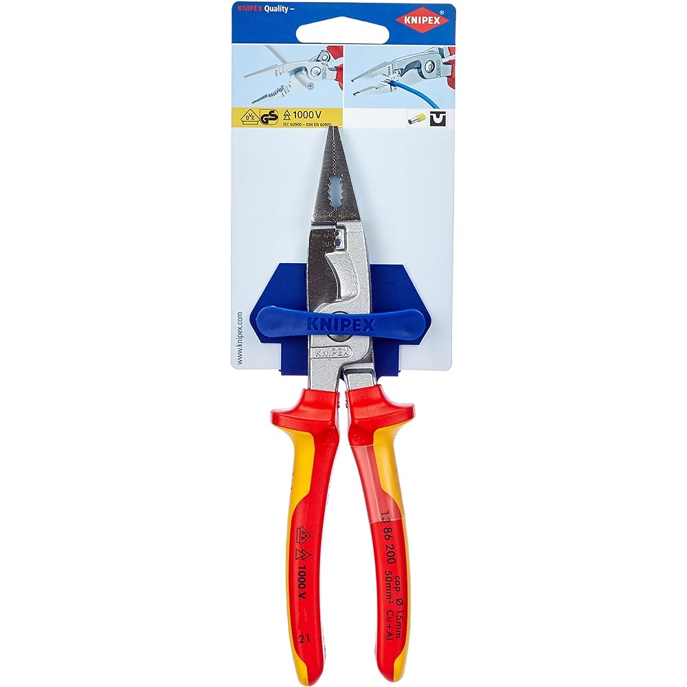 KNIPEX 1386-200 Insulated Electro Pliers (SB)