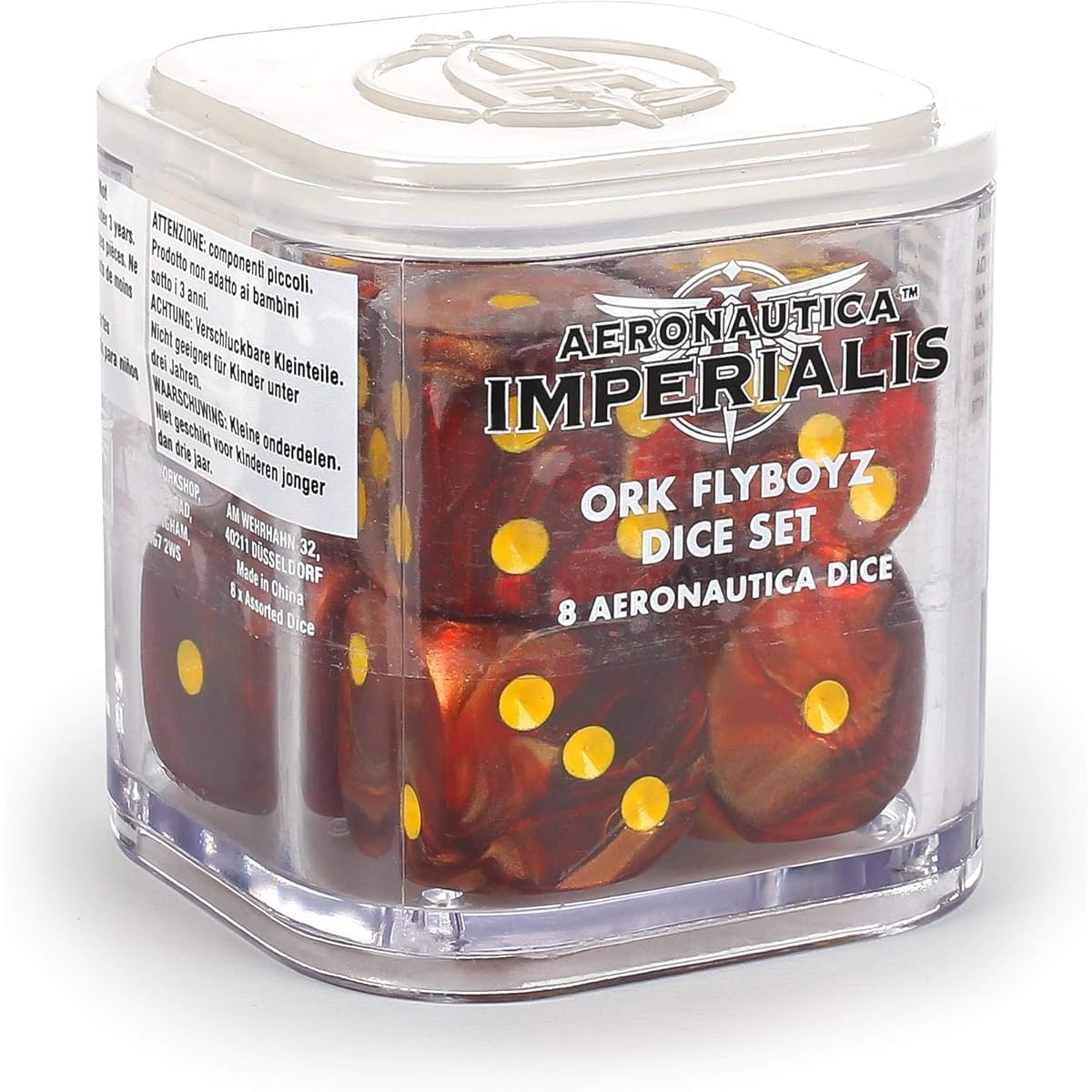 Aeronaucita Imperialis - Orcfly Boys Dice Set - 8 Aeonautica Dice - (500-11)