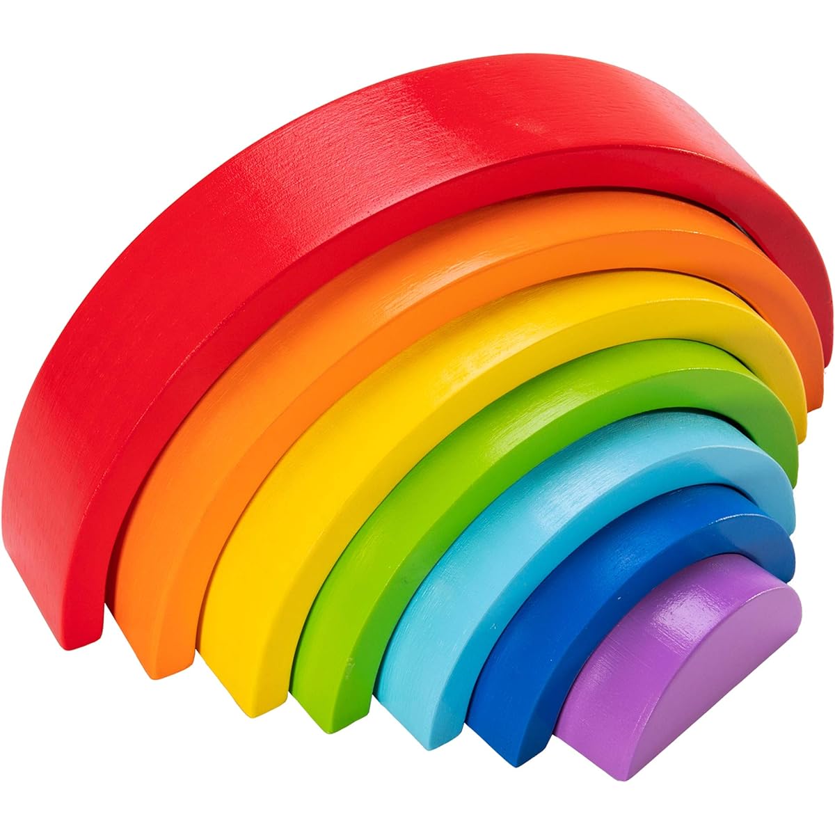 Fat Brain Toys FBT Rainbow Stacker Rainbow Arch Stacking Baby Toy & Gift Ages 2 to 3
