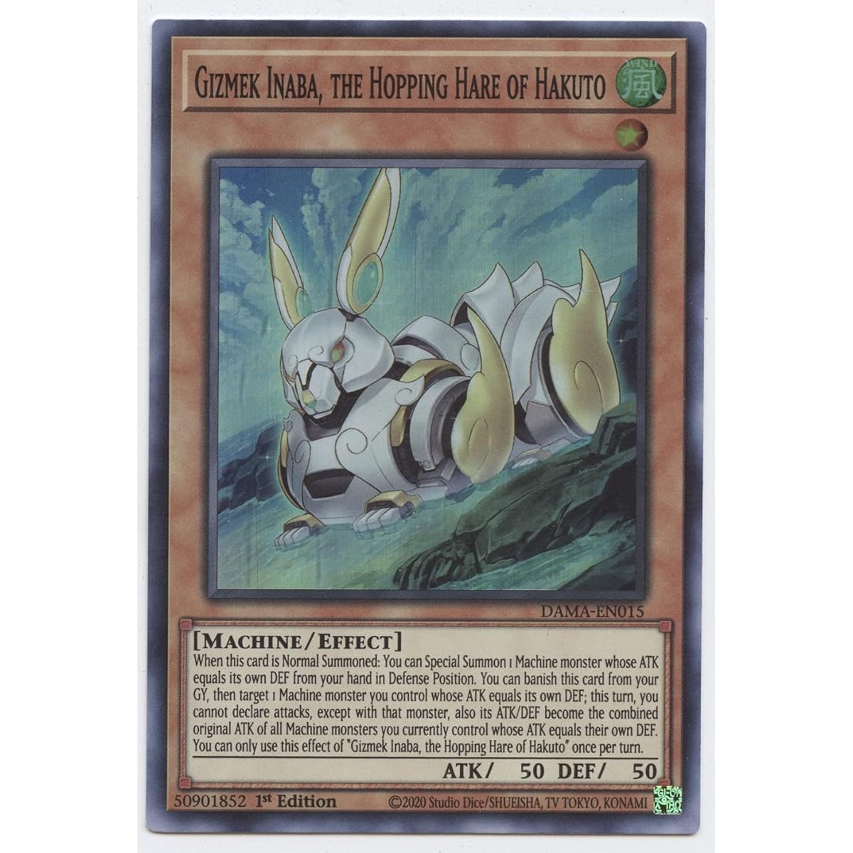 Gizmek Inaba Hakuto's Hopping Rabbit-DAMA-EN015-Super Rare-First Edition