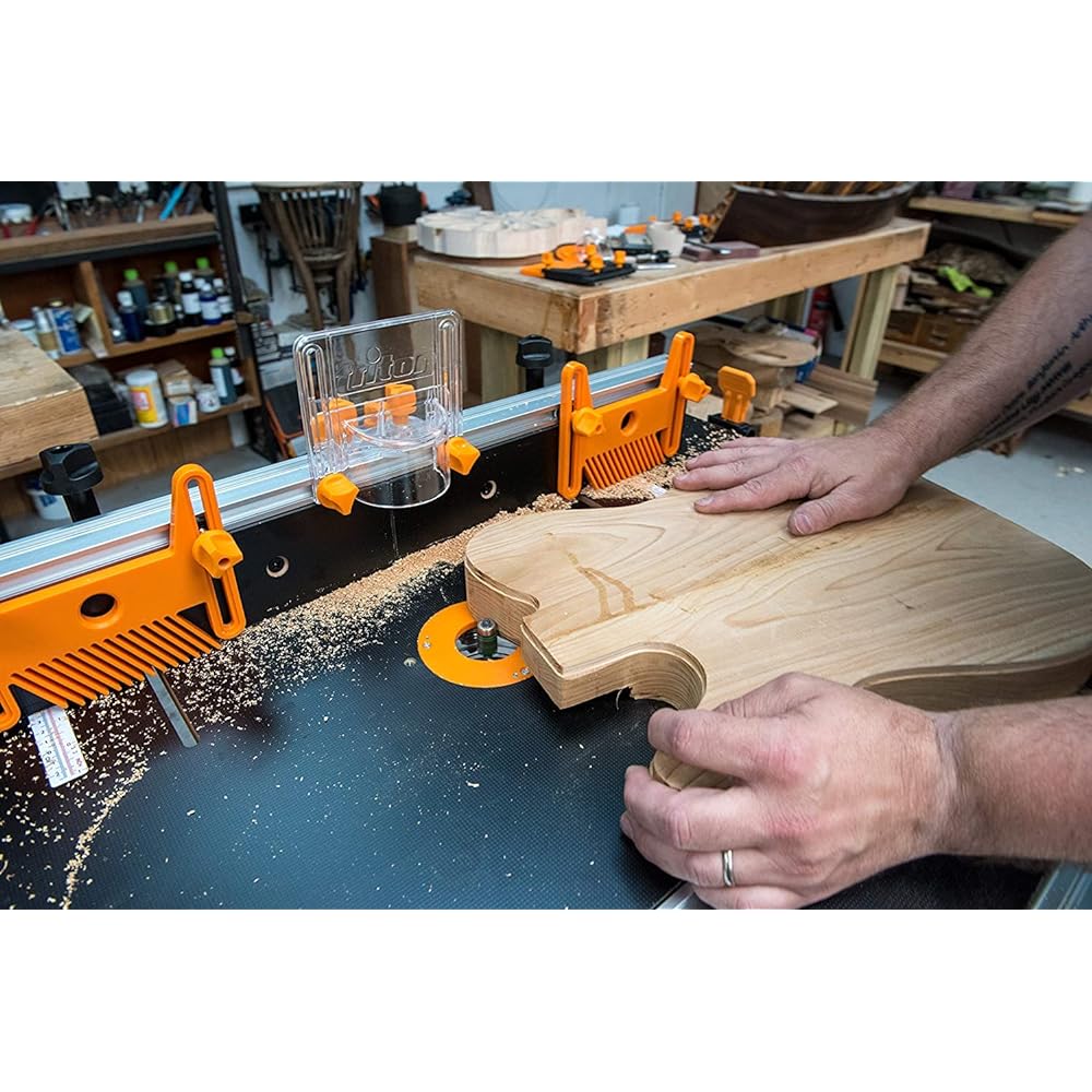 Feather board wood processing for Triton router table (RT001)